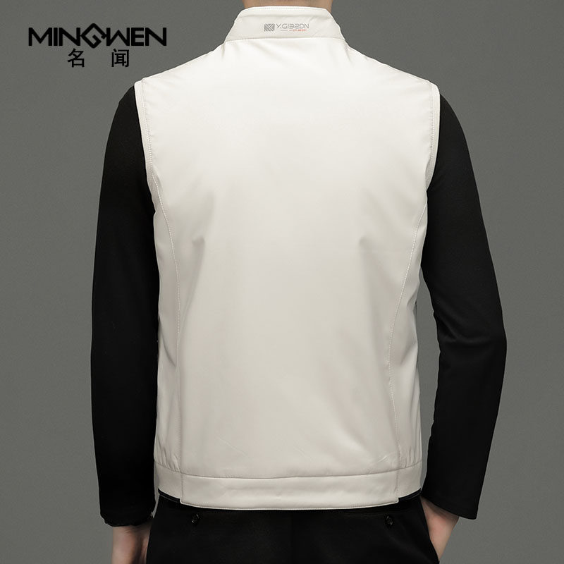 立领马甲男春秋夹棉时尚休闲背心潮流高级感保暖坎肩无袖马夹外套,淘宝优惠券,粉丝福利购,淘宝优惠卷