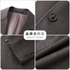 Mid-length suit collar pure wool woolen coat