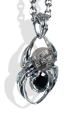 大颗粒锆石蜘蛛吊坠项链