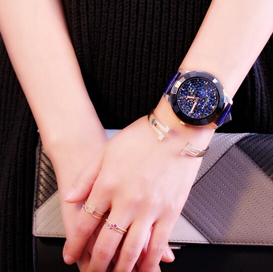 玛丽莎正品石英陶瓷圈时尚女时装表 玛丽莎手表国产腕表