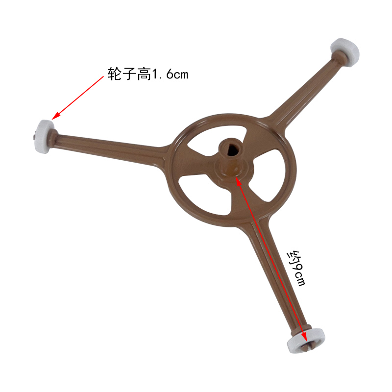 美的M1-L213B/211A/213C微波炉三角转环平底25.5CM配件新款适用 - 图0