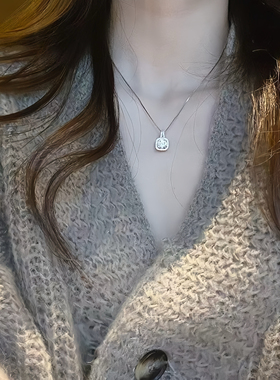 实物闪到爆！！爆闪爆闪！！大厂订单货！方糖莫桑钻项链！