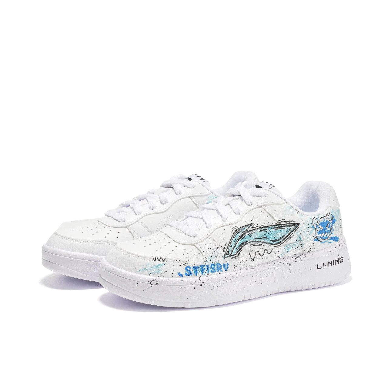 【球鞋定制】李宁 浮舟 定制款 减震透气 防滑耐磨 轻便AGCS419-1,淘宝优惠券,粉丝福利购,淘宝优惠卷