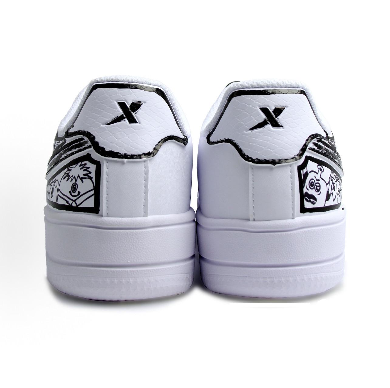 【定制球鞋】特步空军一号泼墨手减震低帮板鞋男女同款,淘宝优惠券,粉丝福利购,淘宝优惠卷