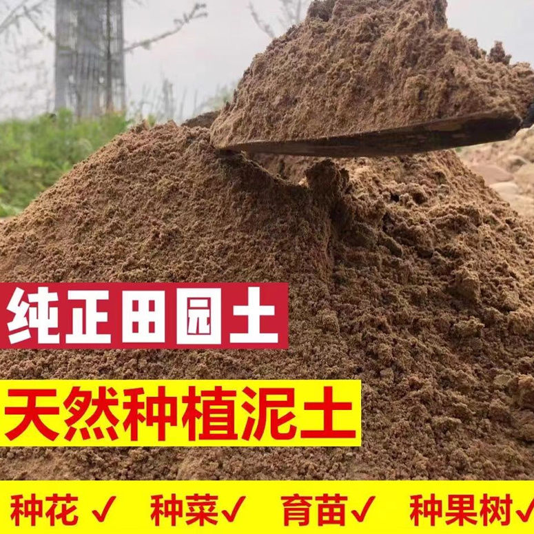 天然田园土泥土种植土种菜专用园土种花花泥土壤养花通用黄泥菜园 - 图2