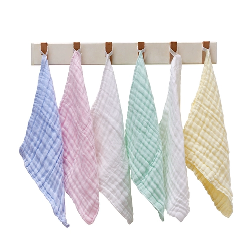 蒂乐 Детский слюнявчик для новорожденных, хлопковый марлевый мягкий носовой платок, шарф для умывания, влажные салфетки