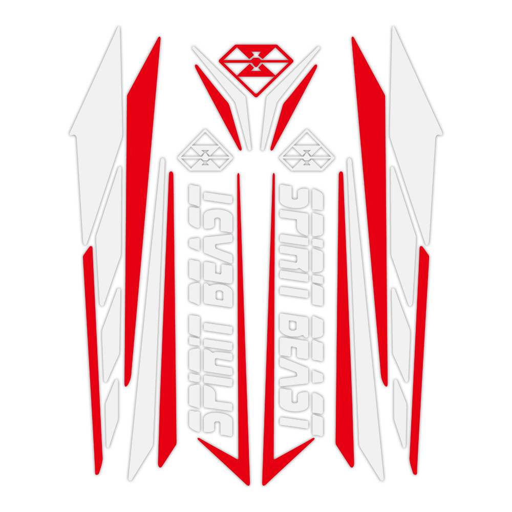 适用钱江劲150cc鸿150RS车头个性改装饰反光贴纸风挡拉花版画配件 - 图3