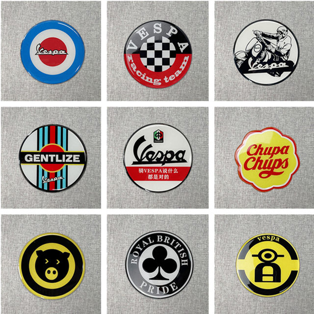 VESPA Piaggio modified soft magnet car sticker