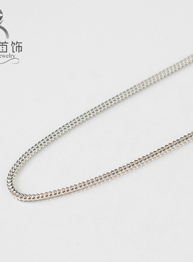 纯银意大利短款毛衣链