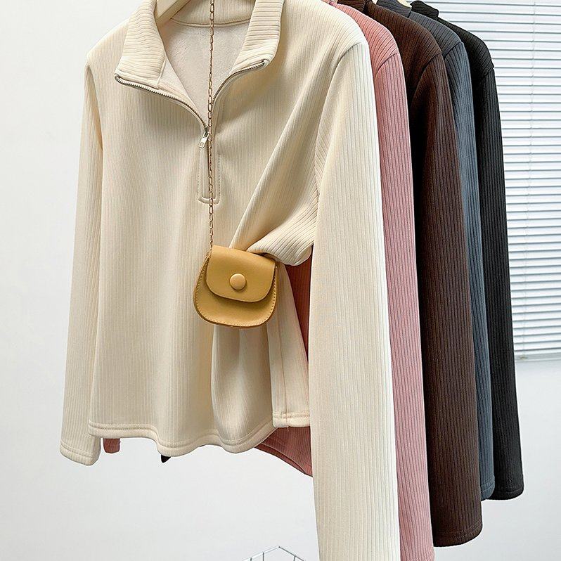 玖月2026春装新款胖mm加绒加厚保暖正肩长袖打底高领卫衣上衣,淘宝优惠券,粉丝福利购,淘宝优惠卷