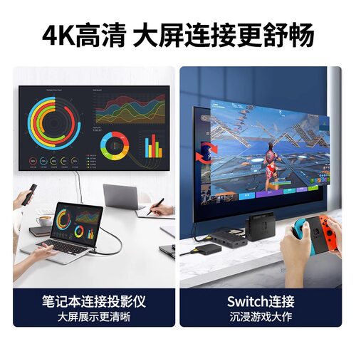绿联hdmi细软线2.0电脑连接显示器4K超高清数据短便携0.5/1米hdml - 图2