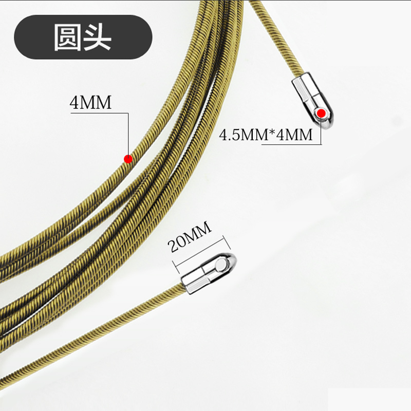 穿线器电工穿管引线器钢丝弹簧暗线管万能拉线串线拽线器穿线神器 - 图2