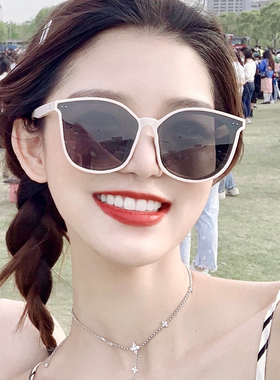 白色框新款潮高级感网红复古墨镜