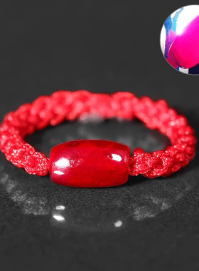 通透晶体原石编织女戒指