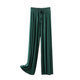 Summer modal drape wide-leg pants ice silk floor-length trousers for women high-waisted cupro silk loose thin casual pants