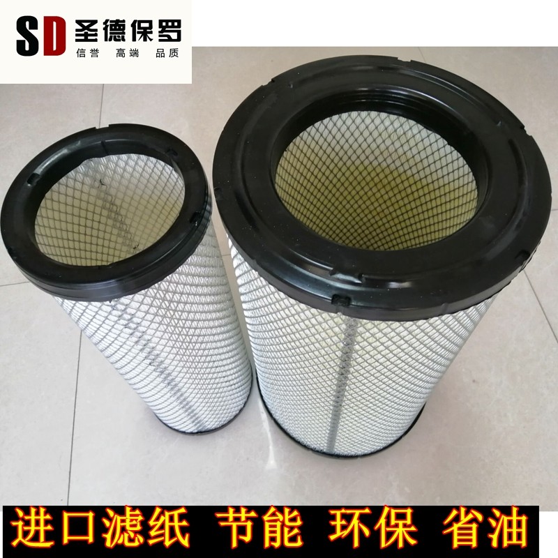 适配k3245徐工瑞龙重卡春兰空滤 圣德保罗车品三滤套装