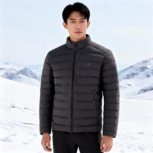 可隆JWJDW24291石墨烯锁温内衬防风防水加厚保暖白鹅绒羽绒服 - 图2