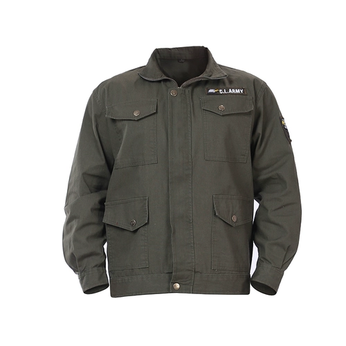 Осенний хлопковый износостойкий лонгслив для работы, рабочая одежда, защита от ожогов, увеличенная толщина, делается под заказ