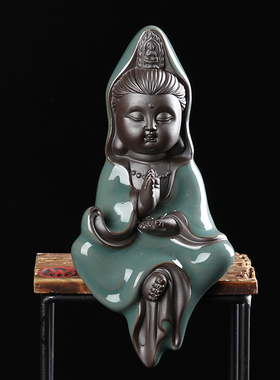 小和尚礼品摆件创意茶宠桌面摆件