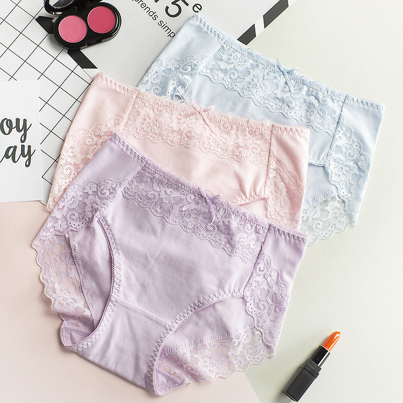 内裤女纯棉中腰棉质裆透气性感短裤无痕包臀少女士大码纯色三角裤,淘宝优惠券,粉丝福利购,淘宝优惠卷
