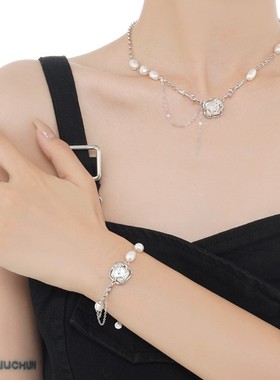 【K社制造】巴洛克珍珠戒指冷淡风高级感开口S925纯银食指戒女