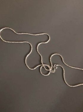 【K社制造】银波光粼粼闪光锁骨链素链气质高级感项链女新款