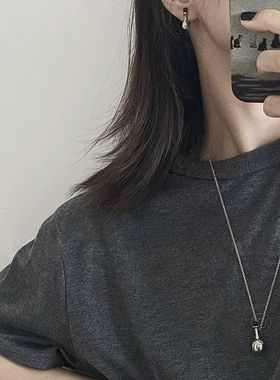 fever同款银色酒壶项链设计师款小众设计ins吊坠锁骨链Coldframe