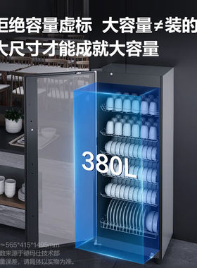 德玛仕（DEMASHI）茶杯消毒柜家用紫外线消毒立式商用厨房酒店专