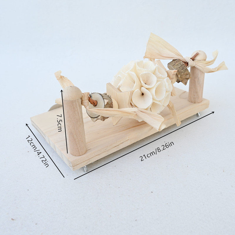 8玖-鹦鹉通草球站台跳台啃咬玩具鸟仓鼠用品木质踏板跳板花椒木,淘宝优惠券,粉丝福利购,淘宝优惠卷