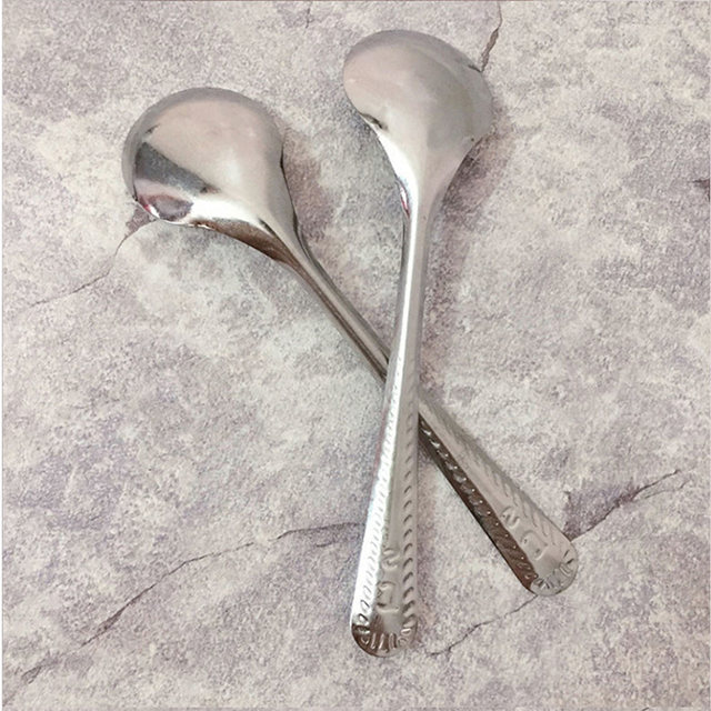 Spoon stainless steel household meal thin restaurant soup