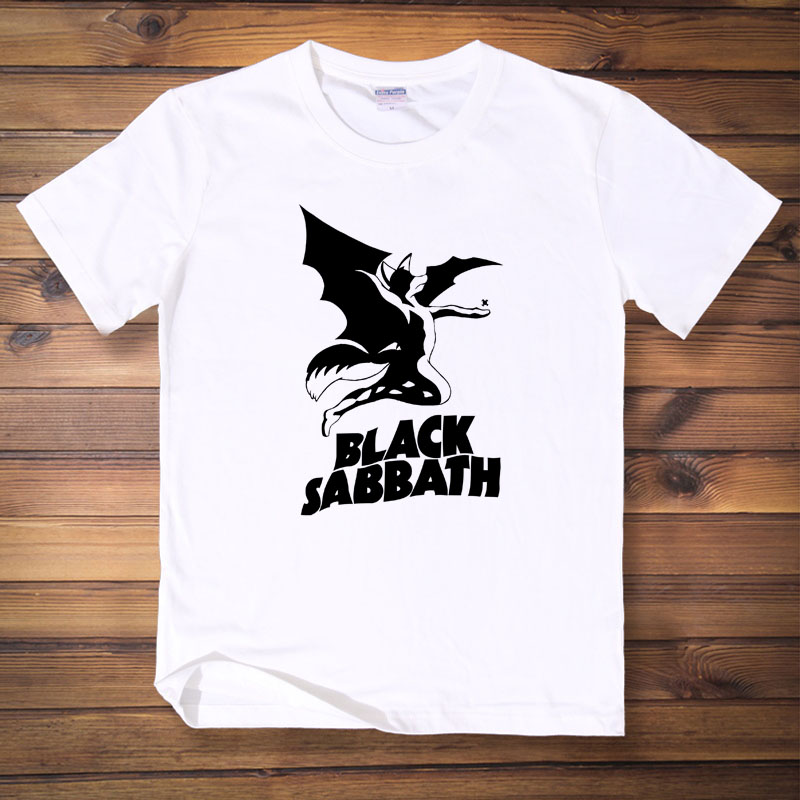 摇滚乐队 Black sabbath 黑色安息日主题短袖欧美潮流t恤男女半袖 - 图2