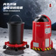 Creative rocket-shaped flip-top trash can household large-capacity wheeled decorative ornament-style removable trash can