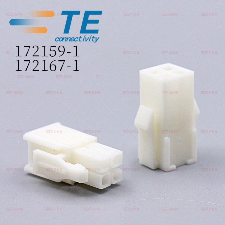 TE泰科 AMP连接器172159-1 172167-1公母接插件4P双排现货_虎窝淘