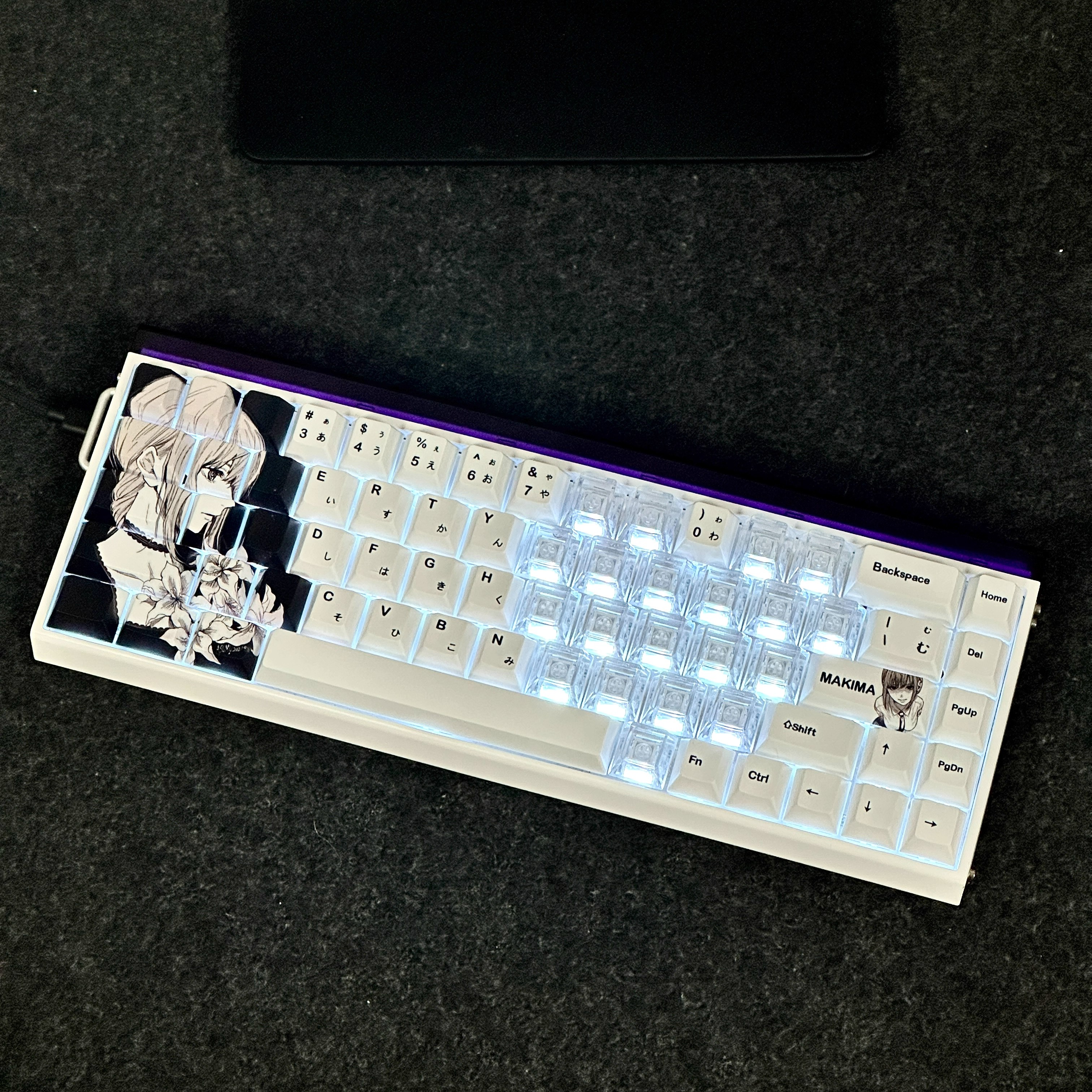 玛奇玛键帽适配迈从Ace68魔导士EV63前行者X87夜魔made68狼蛛F99 - 图0