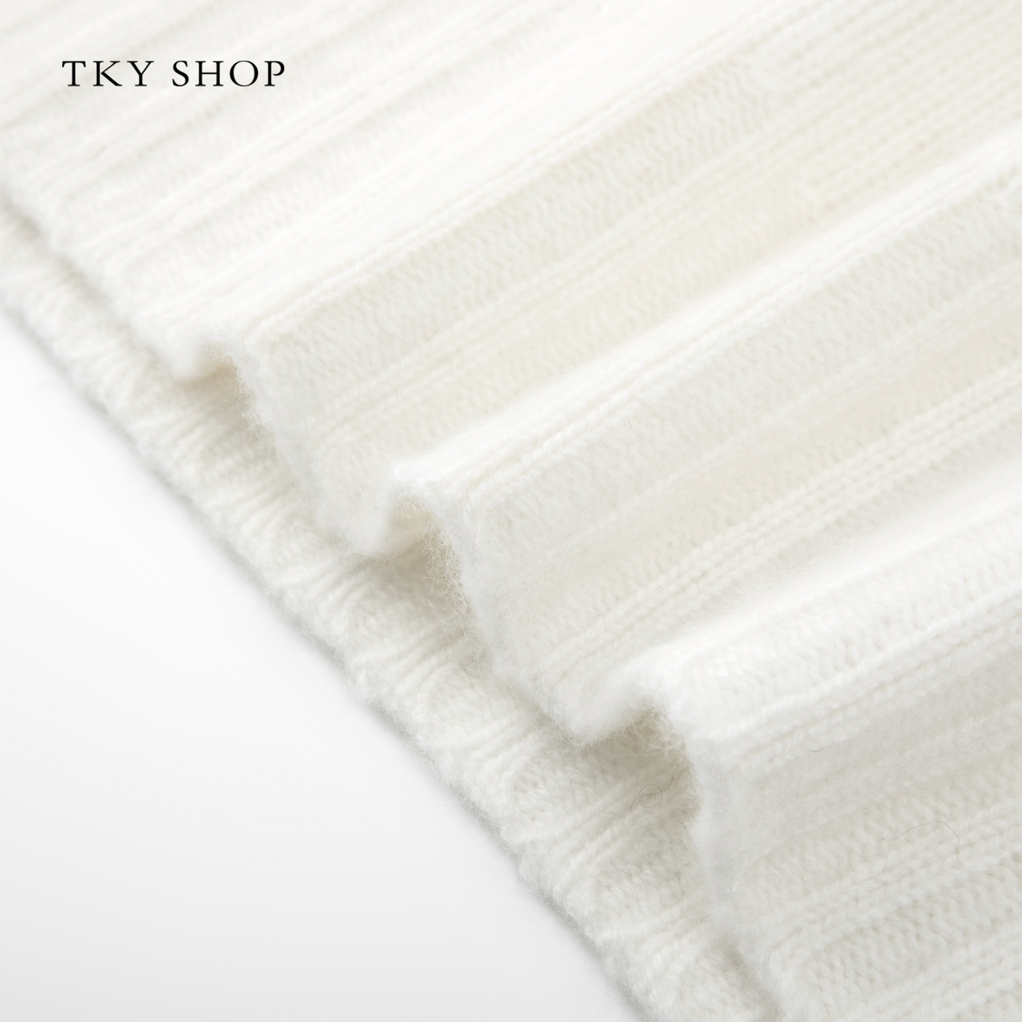 [商场同款]TKY SHOP纯山羊绒半高领毛衣女2025冬新款10I1MA00D334,淘宝优惠券,粉丝福利购,淘宝优惠卷