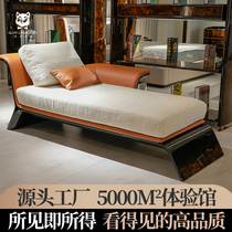 Willpower light lavish luxury home Gellowie Princess Chair Italy Leisure Chair Villa Living Room Genuine Leather Flying Wing Deck Chair bl