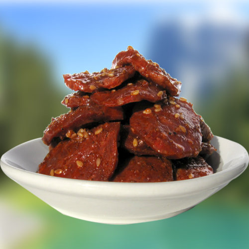 新疆烤马肠子马肉孜然味开袋即食特产小吃香辣零食切片烤肉180g - 图1