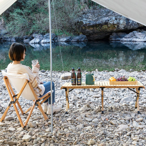 新疆包邮哥户外桌子蛋卷桌折叠桌椅野餐露营装备便携野营野炊野外 - 图3