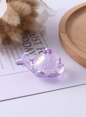 亚克力彩色小海豚配饰配件材料