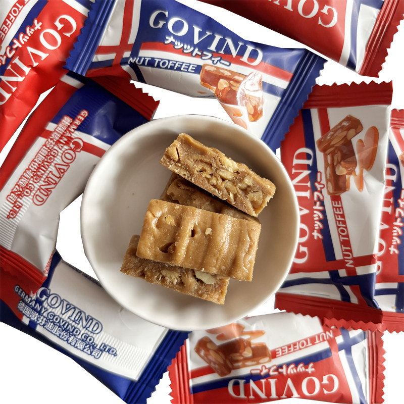 德国GOVIND歌芬迪坚果太妃脆年货招待太妃糖果结婚庆高端喜糖零食,淘宝优惠券,粉丝福利购,淘宝优惠卷