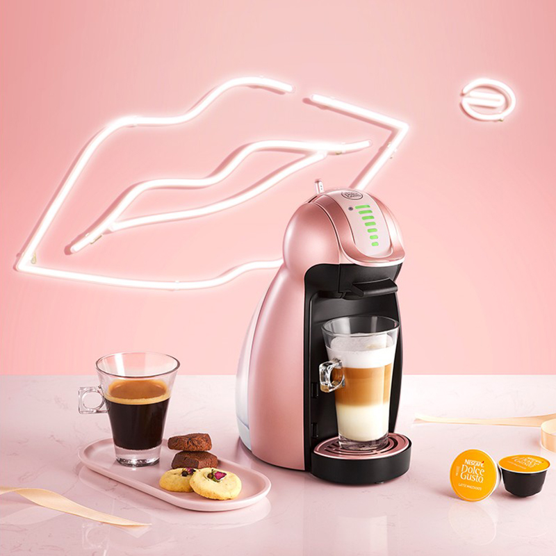 雀巢星巴克全自动胶囊咖啡机多趣酷思DOLCE GUSTO genio2 玫瑰金