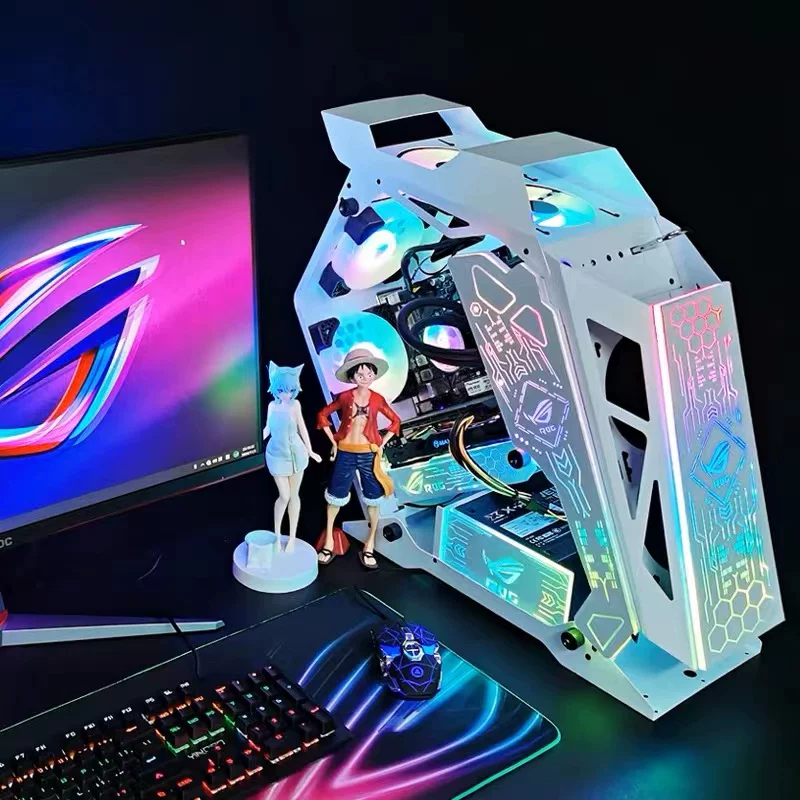 ASUS desktop computer i7i9 chicken assembly full set rendering model building home office live broadcast game console