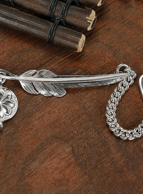 牛钝情侣925纯银手工风切手镯