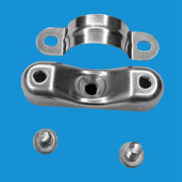 Off-wall size Guangdong Wanjia 304 stainless steel polished pipe hoop