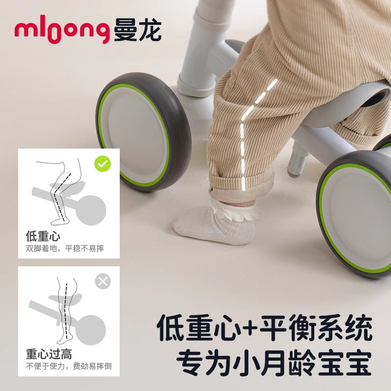 曼龙1-3岁滑步车2岁入门宝宝滑行学步车玩具车周岁礼物儿童平衡车