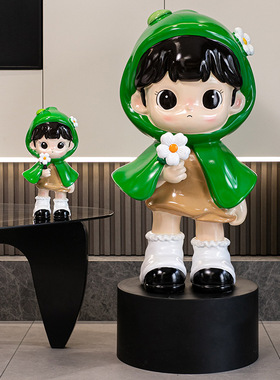 客厅装饰摆件高级感轻奢风沙发边电视柜旁大型落地装饰品送朋友