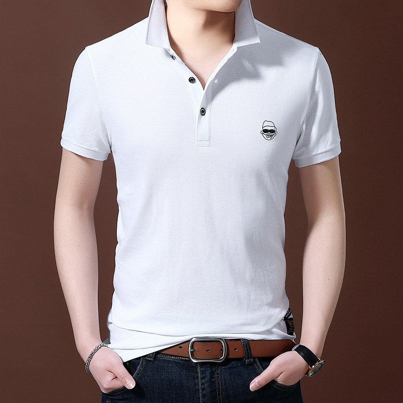 啄木鸟冰丝纯棉短袖夏季男士polo衫 啄木鸟菲凡T恤