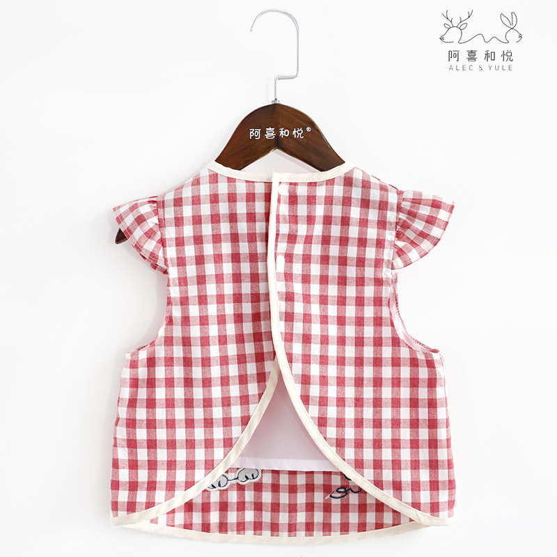 Princess Axiheyue pure cotton thin and breathable bib