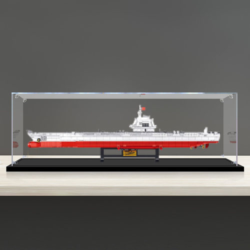 适用于M38-B1188福建舰003号航空母舰积木亚克力展示盒模型收纳盒 - 图2
