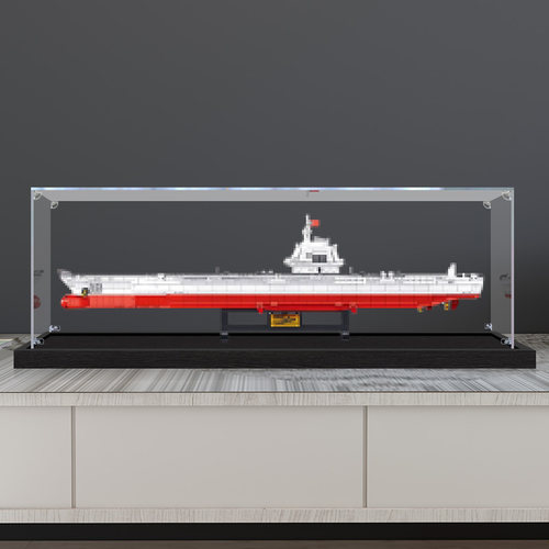 适用于M38-B1188福建舰003号航空母舰积木亚克力展示盒模型收纳盒 - 图1